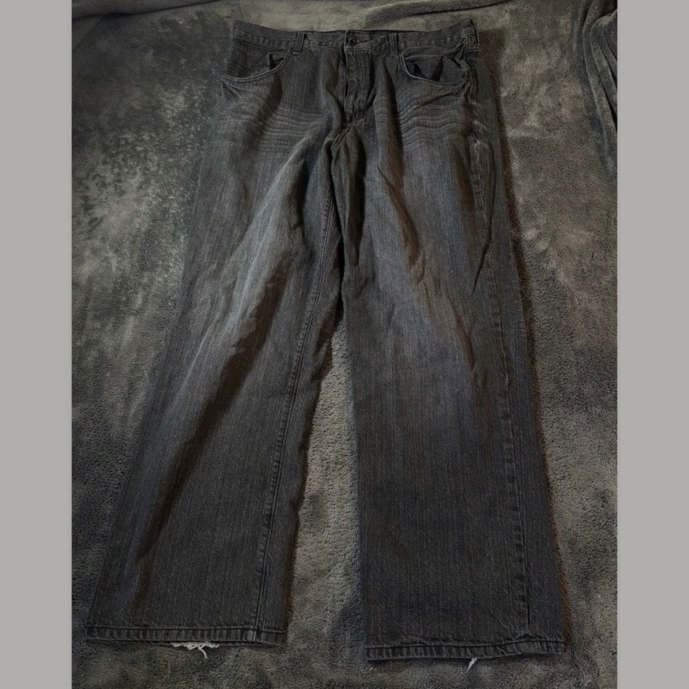 Sean John Mens Relaxed Fit Faded Black Jeans 40x34 Streetwear Y2K Denim